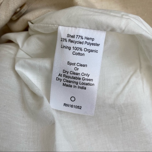 Rachael Wang Oversized‎ oatmeal blazer neutral size Small - Picture 7 of 12